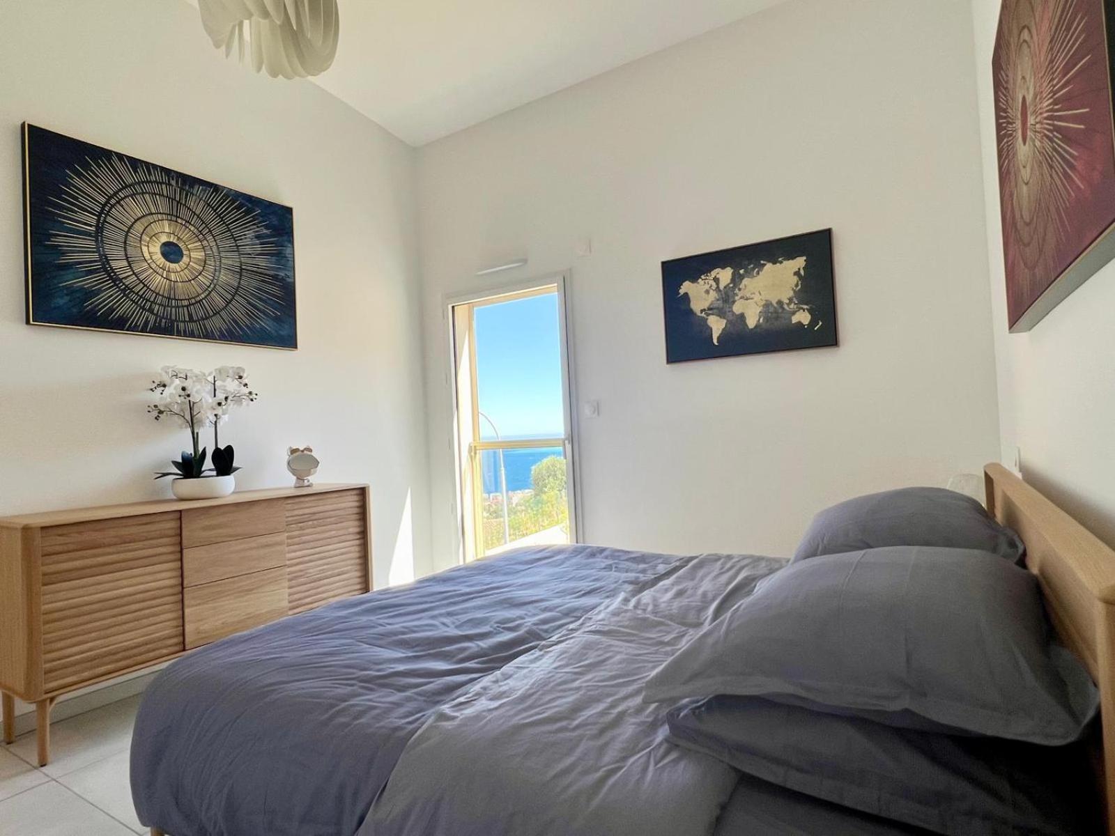 Panoramic Sea View Appartment Blue Pearl Ницца Экстерьер фото