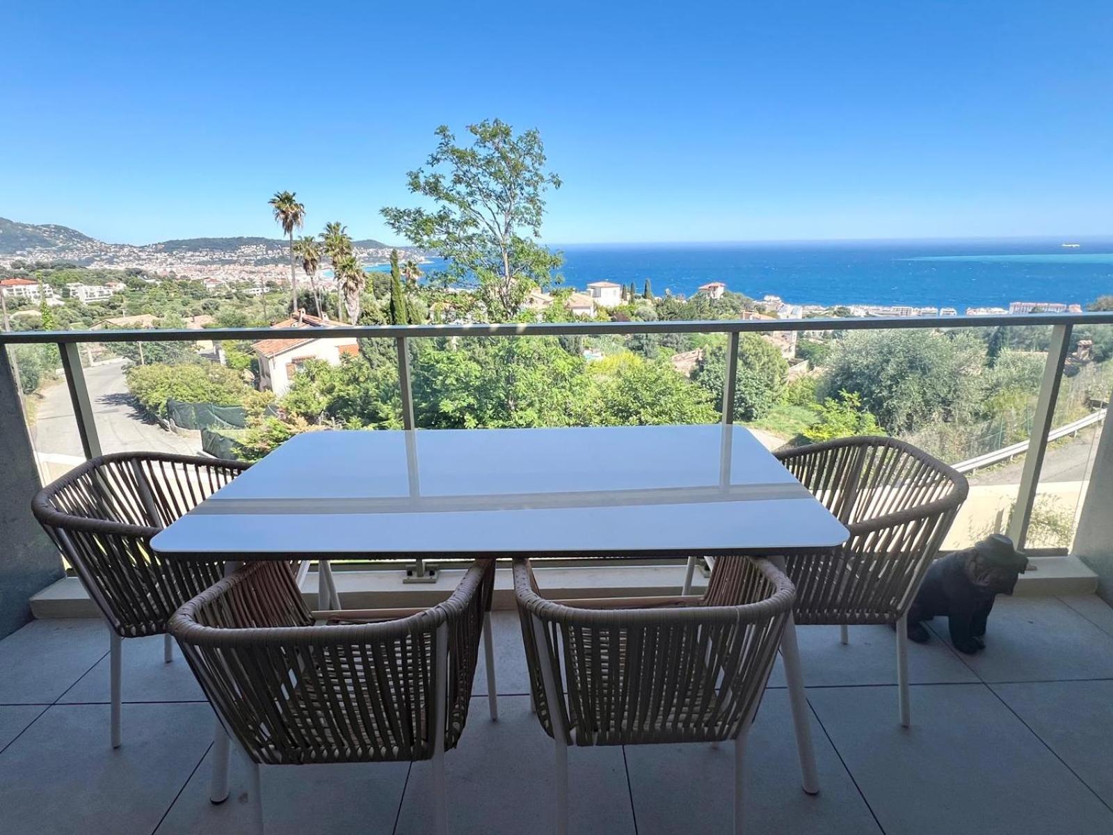Panoramic Sea View Appartment Blue Pearl Ницца Экстерьер фото